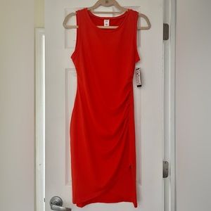 Melrose and Market (formerly Leith) ruched body-con sleeveless dress